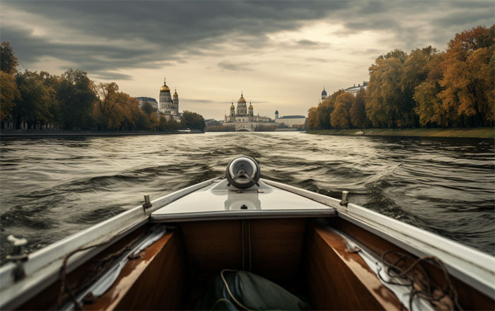 Прогулка на катере и другие водные развлечения для гостей и жителей Москвы