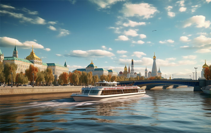 Прогулки по Москве-реке и другие туристические маршруты, популярные в столице России