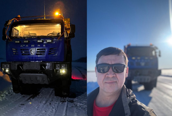 Красивое. Новый российский арктический грузовик КАМАЗ-6345 успешно прошел 3300-километровый маршрут в Арктике